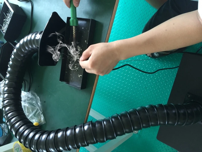 Mobile welding smoke exhauster and smoke purifier for laser sprayer smoke purifying air purifier and welding operation