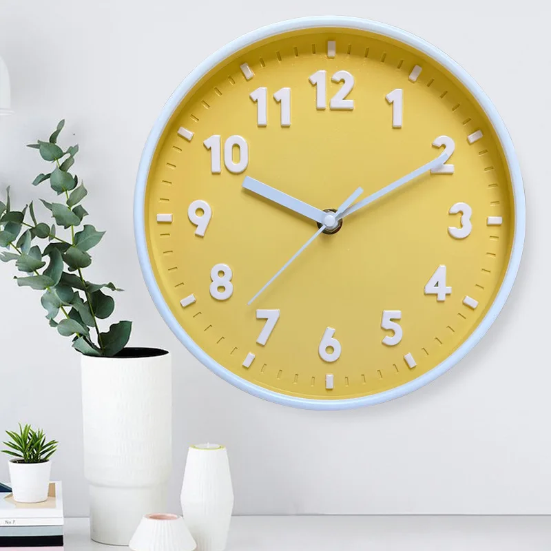 Cheap Plastic Clock Custom Wall Clock For Living Room