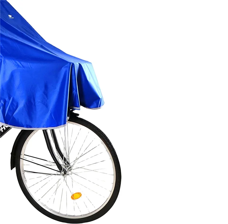 Promotion High Visibility 100% Waterproof  Pvc Raincoat For Bikers Single-Person Rain Cape Cycling For Adults