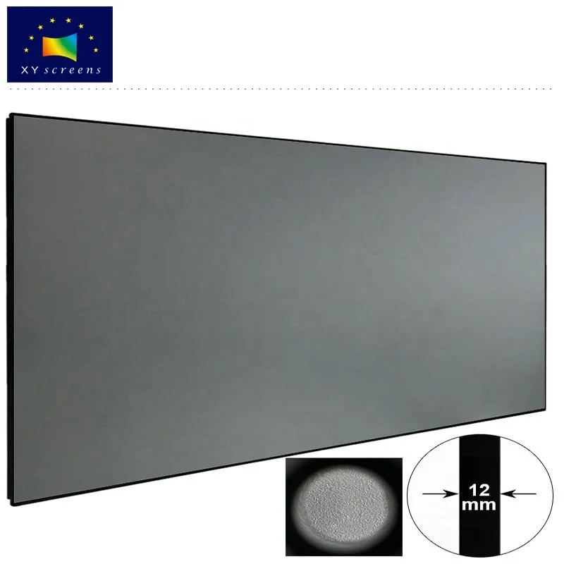 Лидер продаж, экран XY, 100 дюйма, 4K, проекционный экран с черным кристаллом для домашнего кинотеатра, проектор