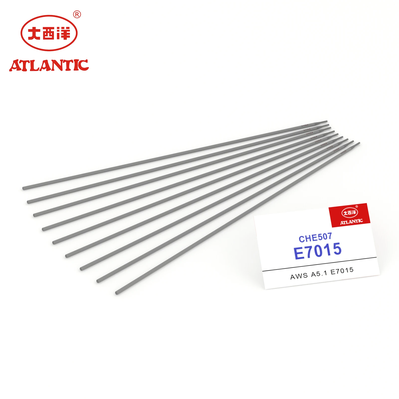 Atlantic 2024 E7015 Electrode Welding Rod High Tensile Steel AWS 5.1 CE ISO ABS 2.5mm 3.2mm 4.0mm