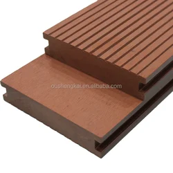 WPC garden house outdoor deking floor hot sale solid floor