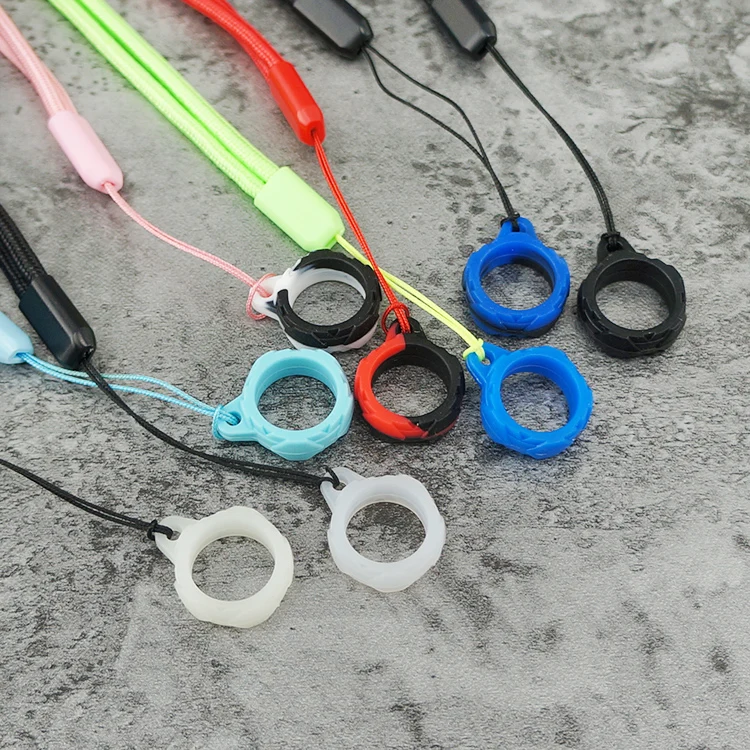Anti-Loss Ecig Lanyard with Vape Band O Rings Silicon Necklace Vape Bands String for lyra pastio nord luxe