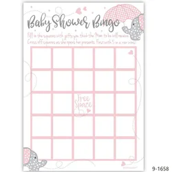 50 карт, легкая игра в бинго для будущей мамы, игры в бинго, слон, украшения для будущей мамы