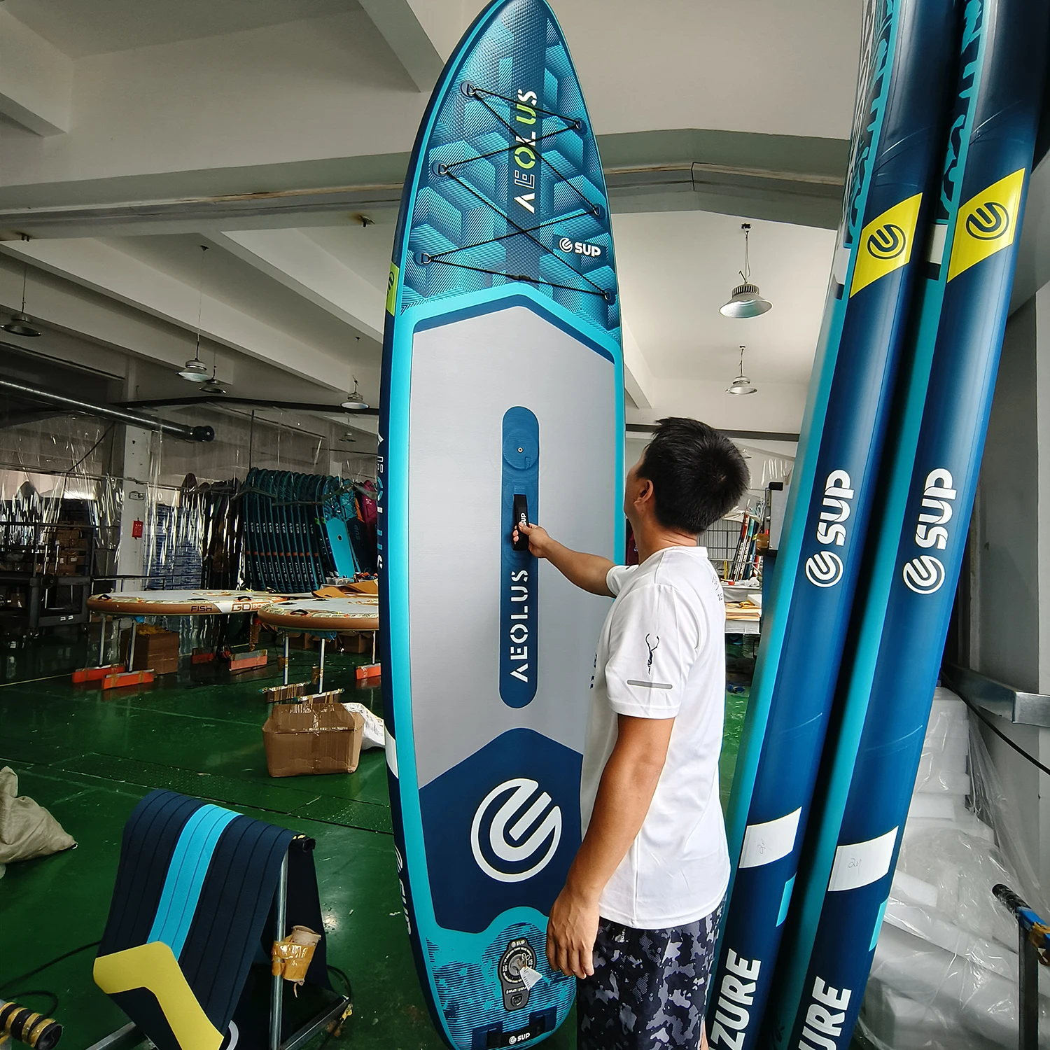 E SUP wholesale high quality inflatable stand up paddle board wind surf boards windsurfing for water sports