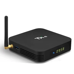 ТВ-приставка TX6 android 9 0 с чипом H6 4 Гб 32 ГБ/64 ГБ Смарт поддержкой 5G Wi-Fi BT5.0 лучше чем amazon
