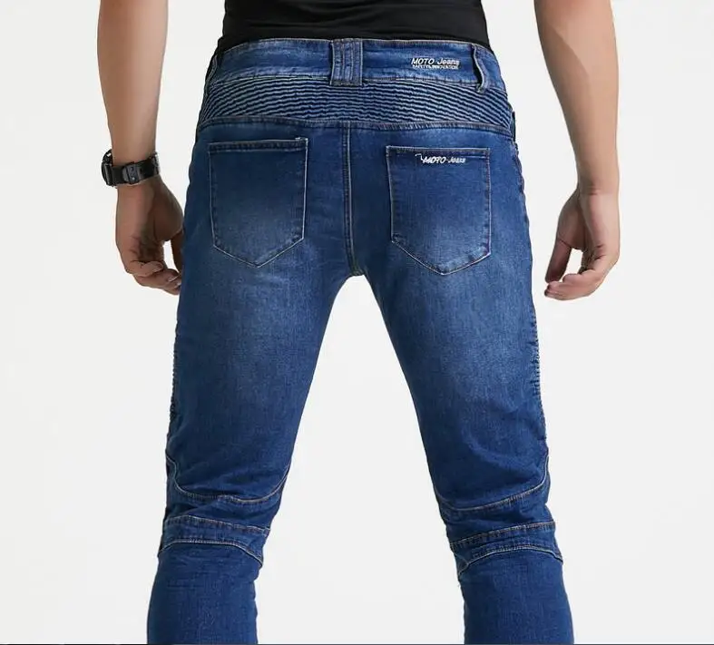
New pants Motorcycle Pants Men Moto Jeans Protective Gear Riding Touring Motorbike Trousers 