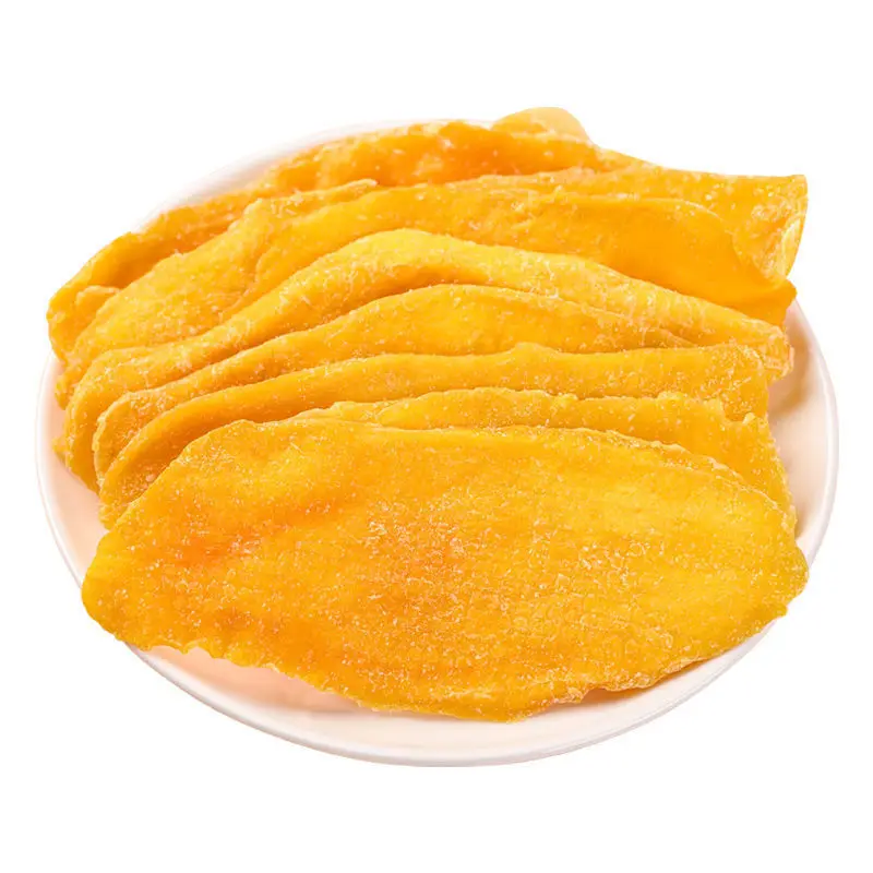 Supplier Low Sugar Dried Mango Chips Mangoes Snacks Dry Fruits Organic Snack Products Seedless Mango