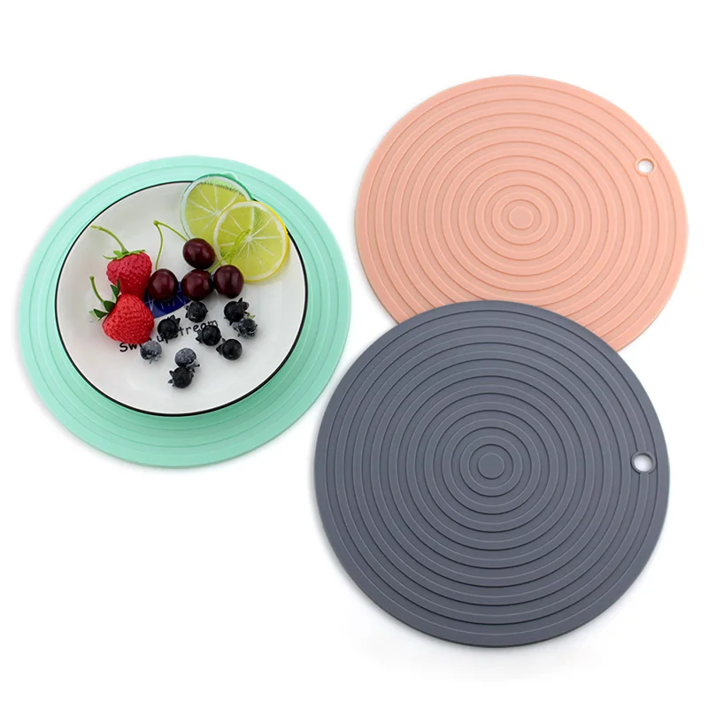 Silicone Pot Holders Trivets Mat Heat Resistant & Eco Friendly Jar Opener Gripper,Silicon Potholder Trivet Hot Pots