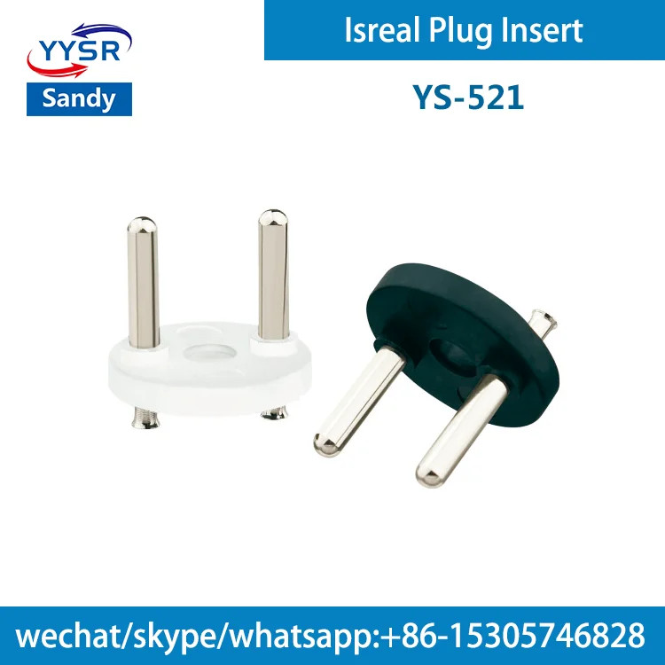israel plug insert(YS-532 SI32 4.4MM 16A 3-pin,3-pole,3-prong) for socket cord