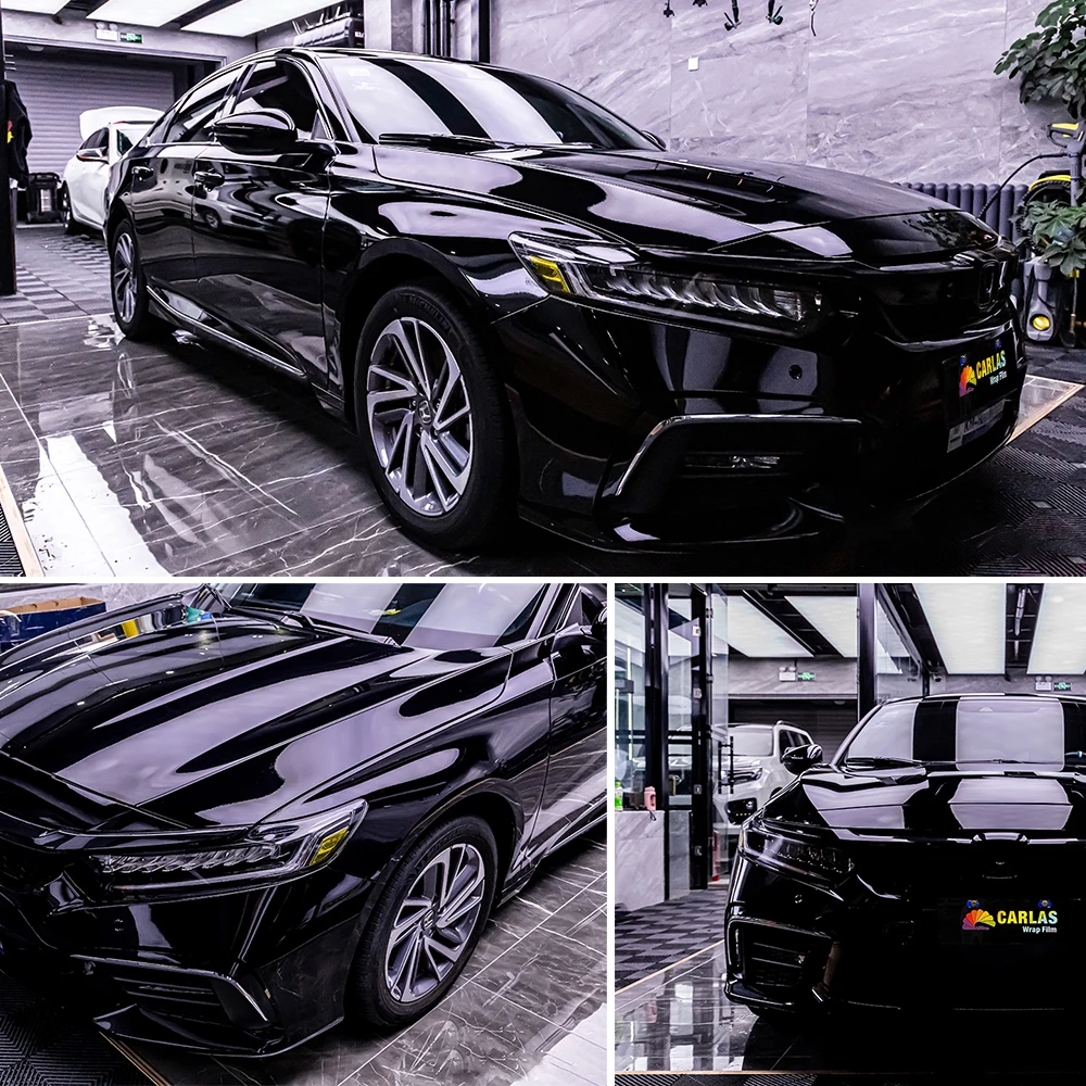 XPPF 1.52*15M Hot Selling PU Anti-Scratch Glossy Black Car Wrap Vehicle Film Wrap Car PPF Protect Film