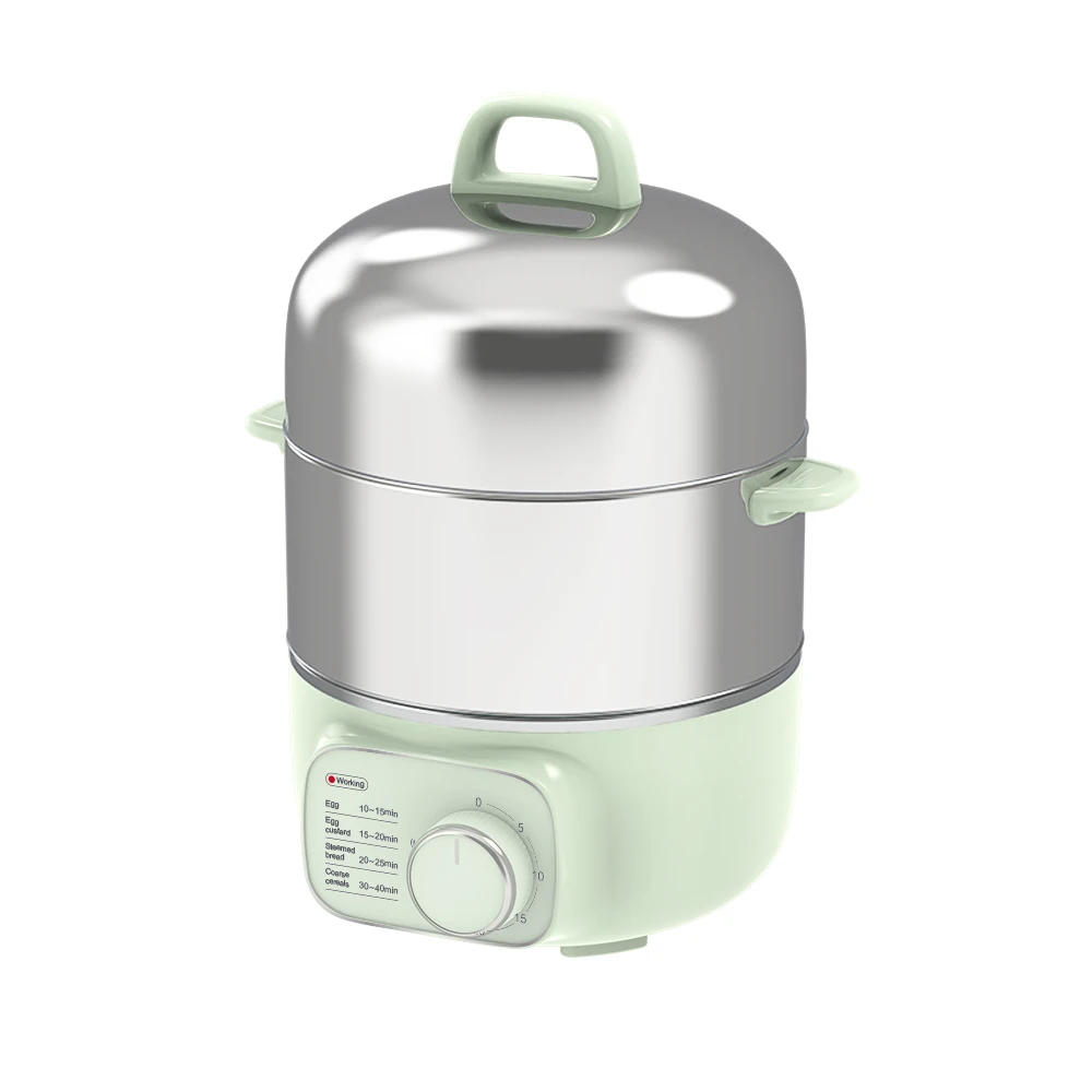 Easy Stainless Steel 304 Portable Quick Egg boiler Steamer Electric Egg Cooker 400W