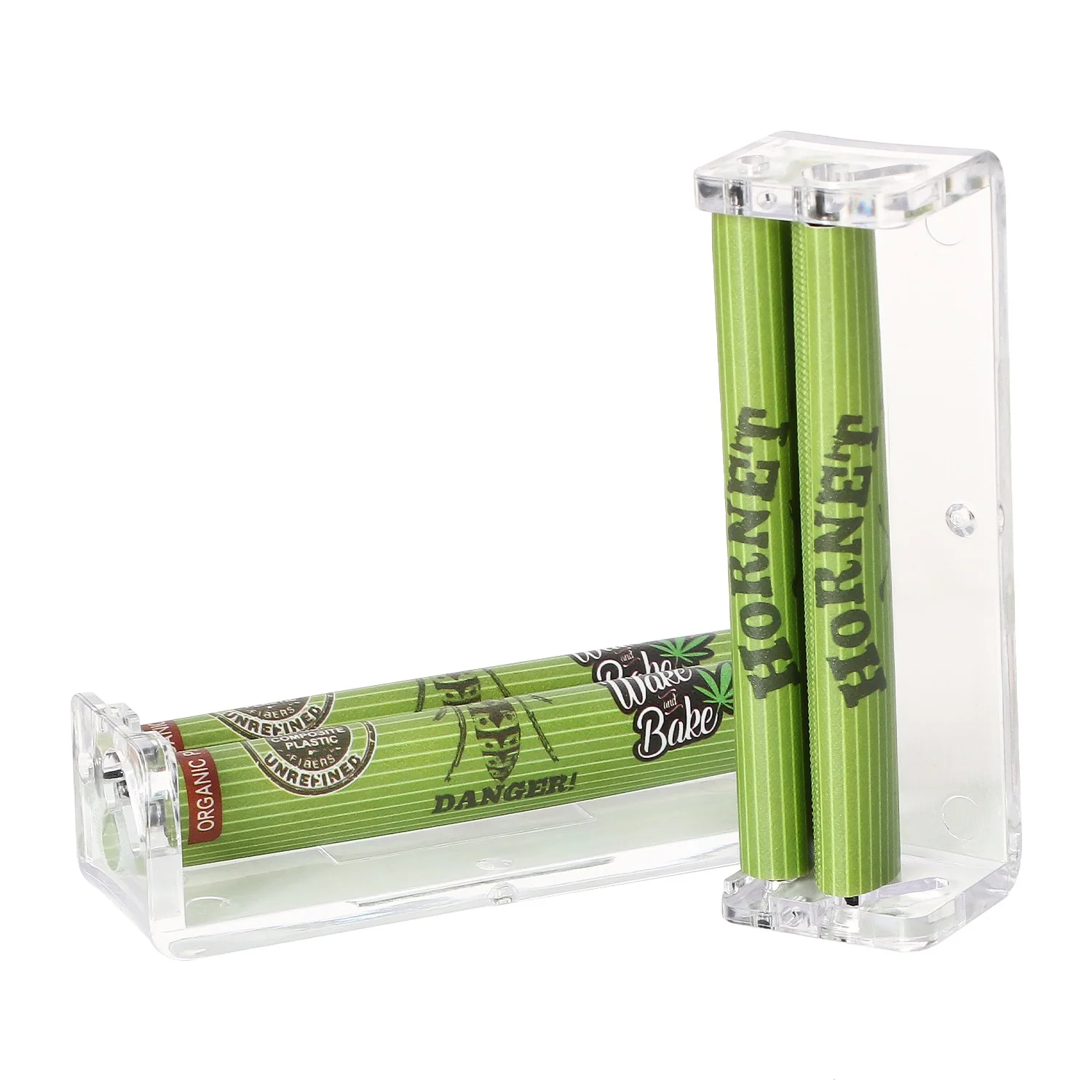 Wholesale Hornet New Design 78mm Rolling Machine 11/4 Size Smoking Rolling Accessories Custom Logo Tobacco Rolling Machine