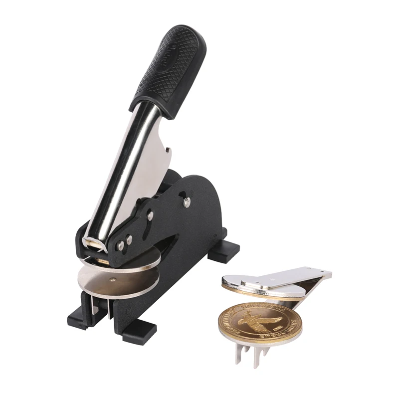 Hot Selling Easy To Carry Stainless Steel Press Embossed Seal Portable Desktop Embossing Stamp