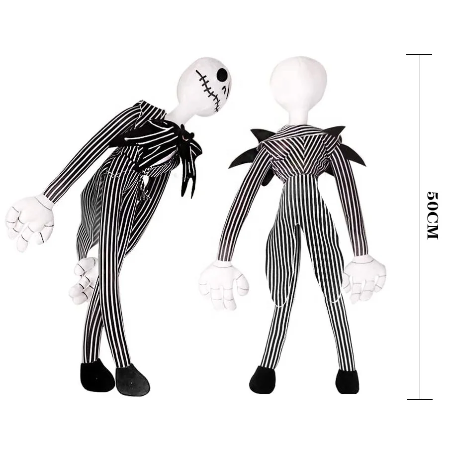 Оригинальный Кошмар перед Рождеством Джек Скеллингтон плюшевая игрушка Рождественская Мягкая кукла милая детская подарок