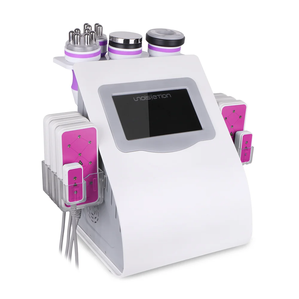 6 In 1 Ultrasonic Cavitation Vacuum Radio Frequency Rf Photon Led Slimming Spa Machine