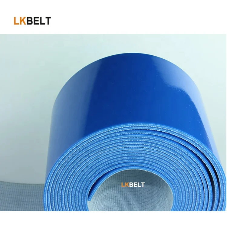 Hot sale customized PVC rubber Option pattern rough top conveyor belts for factory production line