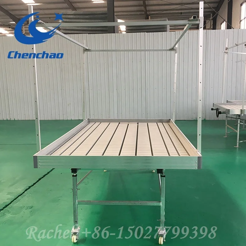 Белый 4x8 Abs пластиковый сливной прожектор растущие лотки гидропонная система Ebb и стол потока