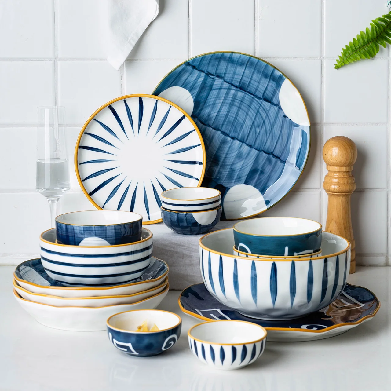 MONAZONE Qingyao bowl creative plate soup bowl dinnerware sets