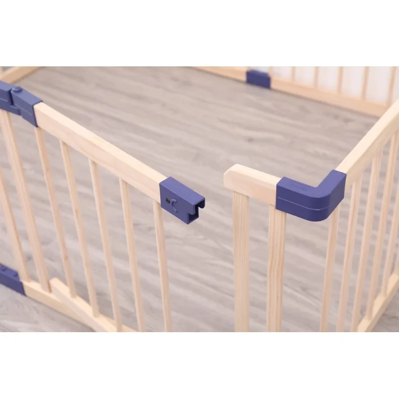 Linhao Folding Best Baby Playpen Wooden Plastic Fence Baby Safe Playpen Play Yards Baby Playpens