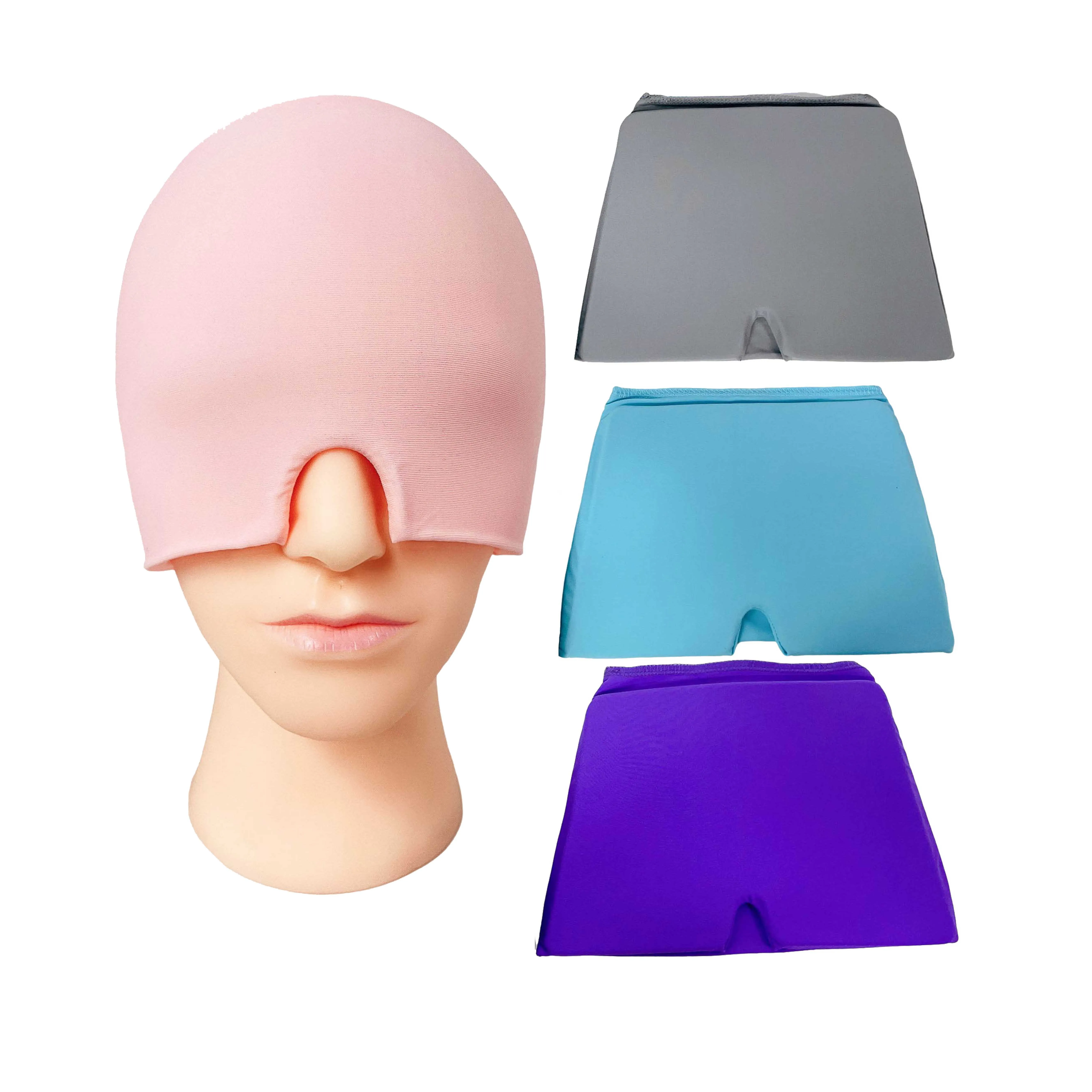 Ice Mask Compress Headache Face Care Reduce Fever Hot Gel Ice Pack 18*12*3cm Relief Gel Cold Therapy Headgear Eye Cold Packs