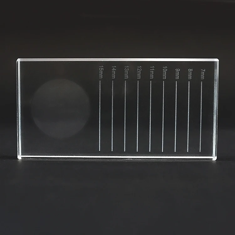 Eyelash Tools Transparent Lash Extensions Palette Acrylic Lash Tile