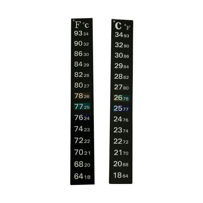 Easy Reading Fish Aquarium Thermometer Sticker