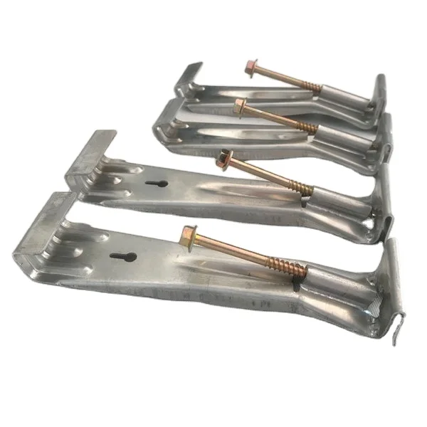 High Quality 5' & 6' Aluminum K Style Gutter Hangers Single Structure Brackets for 5 Inch & 6 Inch Gutters