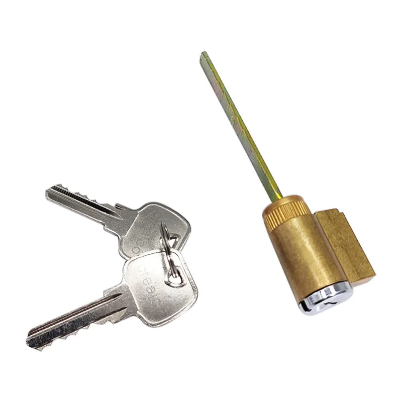 Aluminum Door Window Lock Body Accessories Old-fashioned Yellow Brass Lock Cylinder