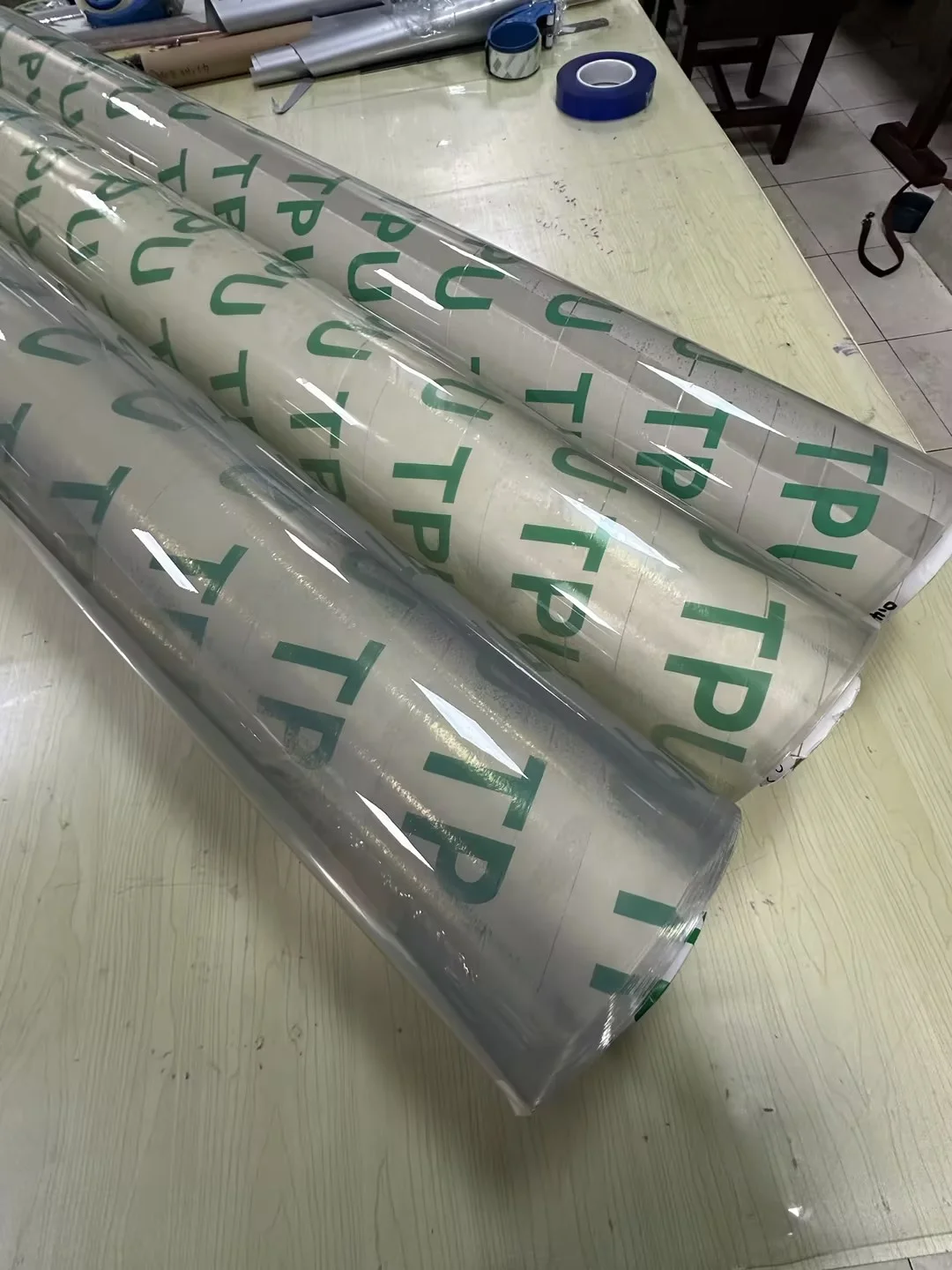 0.50mmEnvironmental protection thermoplastic polyurethane transparent TPU film high-grade 80A 85A 90A 95A transparent TPU film