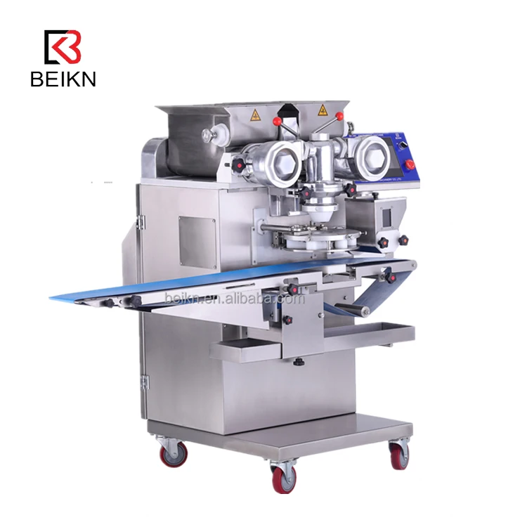 full 304 stainless steel material encrusting machine maamoul production line automatic mooncake red turtle kueh making machine