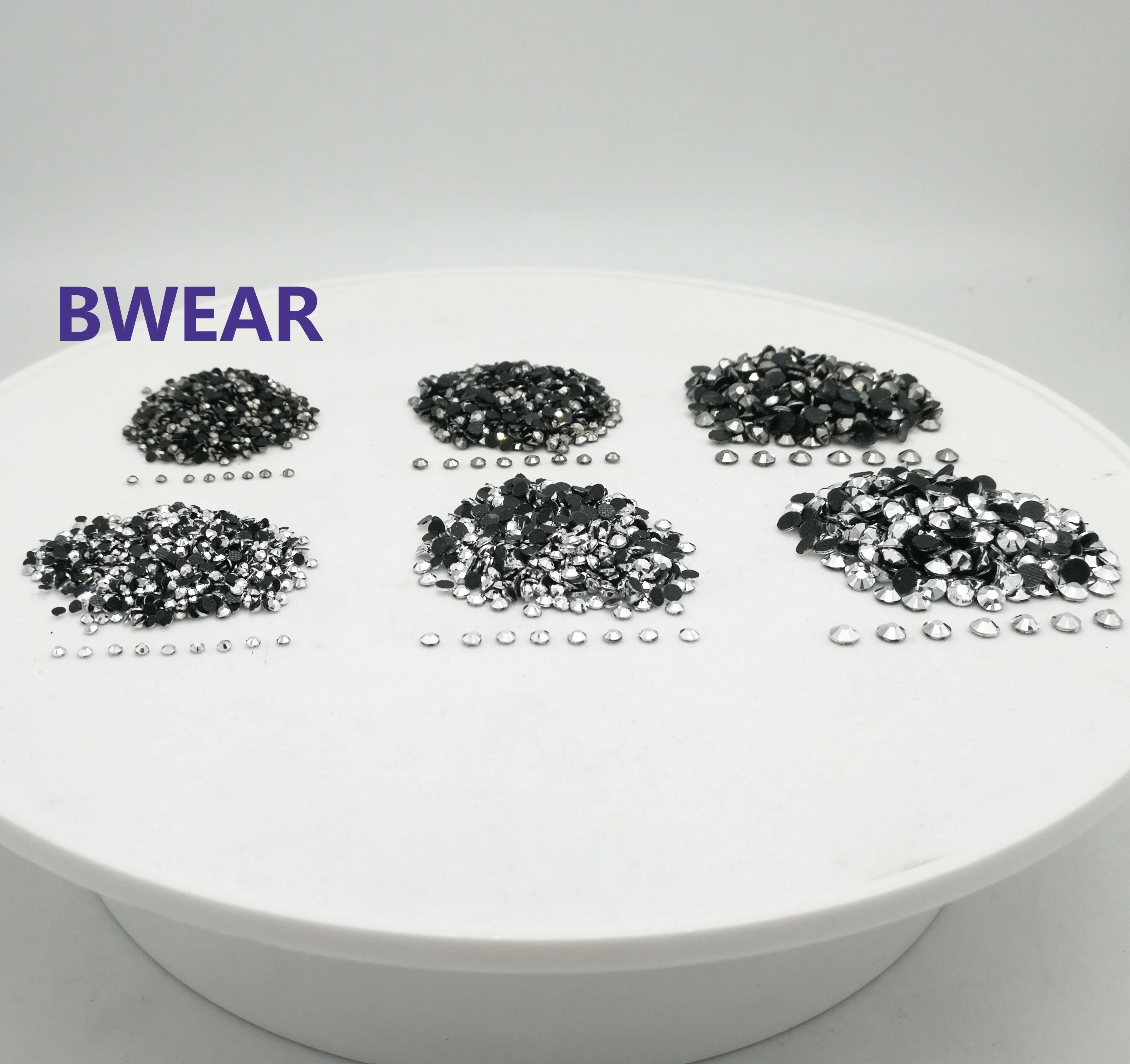 Resin diamond hotfix resinstone silver ore gray black mineral gold resin small diamond hot drilling