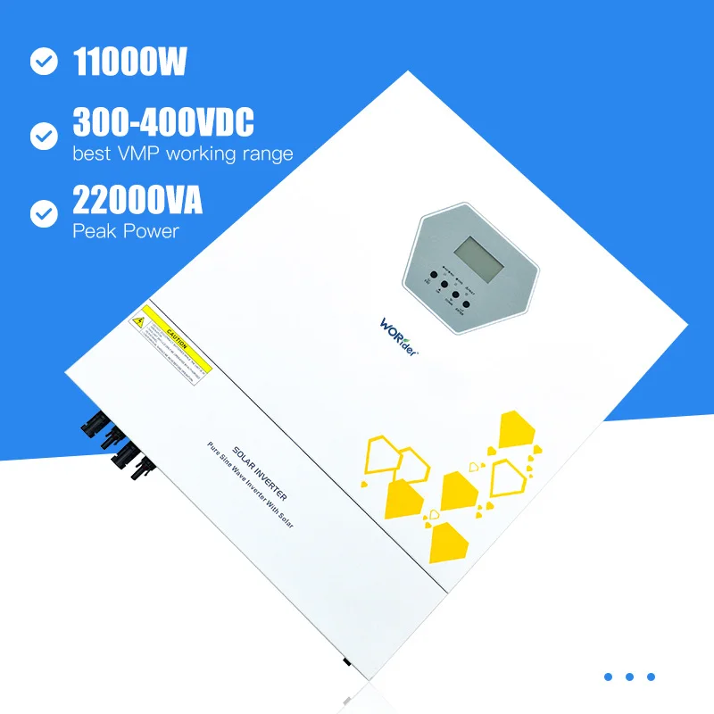11KW High Frequency Power Inverter Pure Sine Wave WiFi Module 9 Parallel Machines Can Be Connected