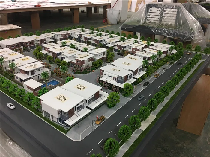 
Scale building mockup 3d for Australian Townhouse development 