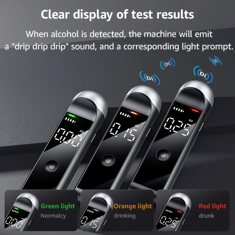OEM High Quality Portable Gas Analyzers In-Breath Alcohol Tester Premium Car Breathalyzer Detector