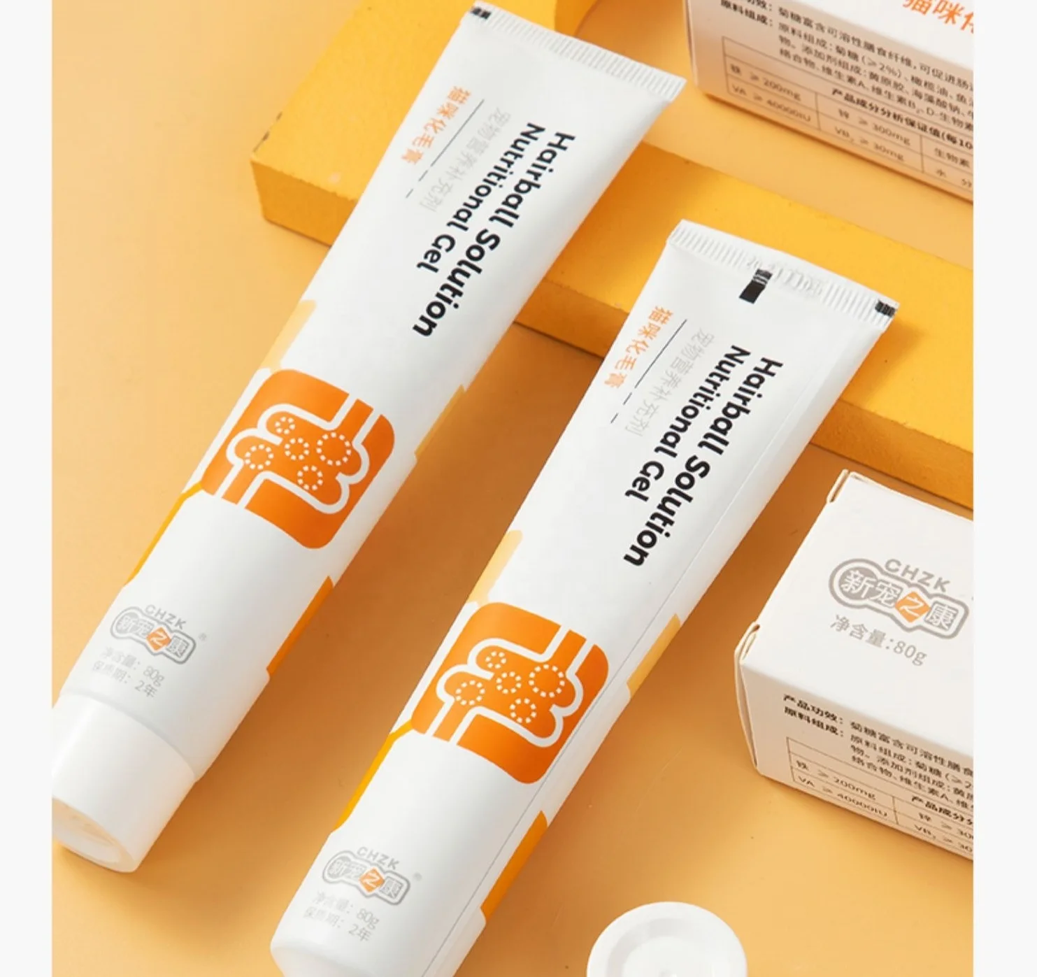 Manufacturer wholesale 80g nutritional hair cream for cats hair removal nutrition supplement lick cream