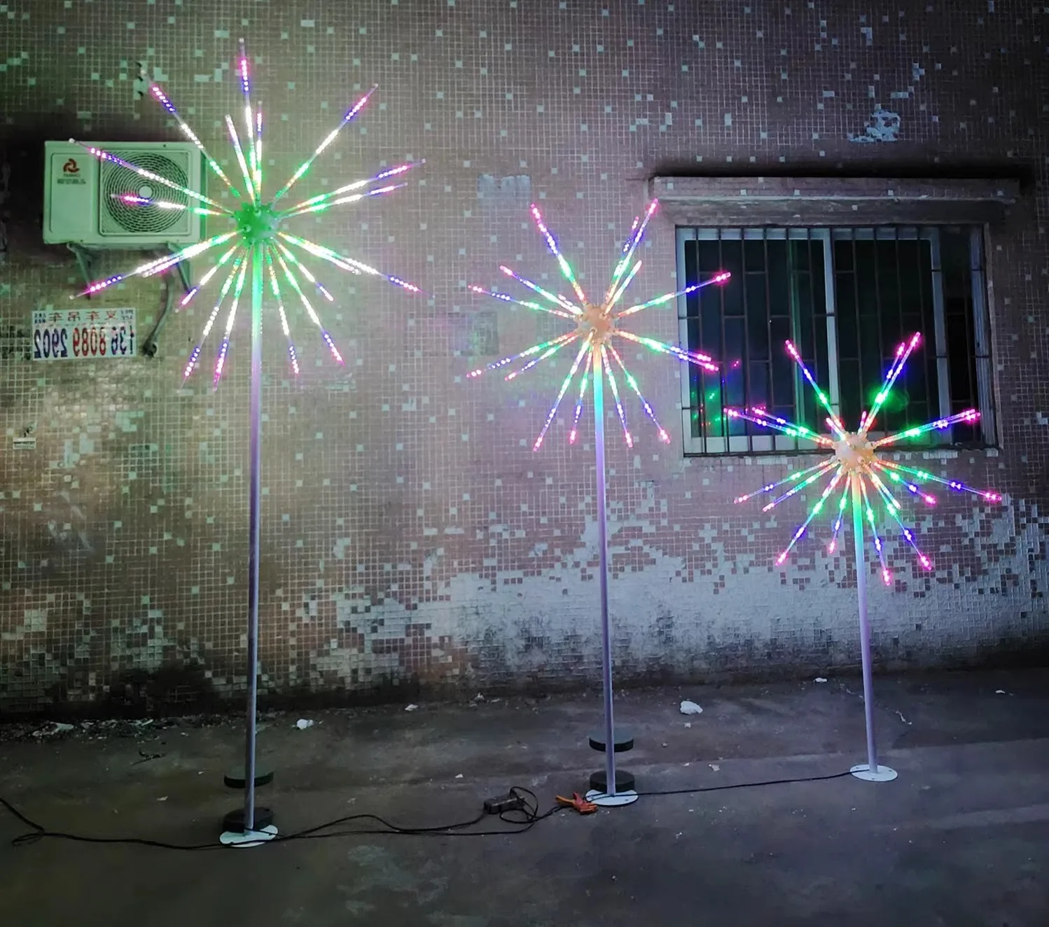 2024 New LED Digital Firework Lights for Outdoor Landscape Car & Fountain High Selling Products for Theme Park