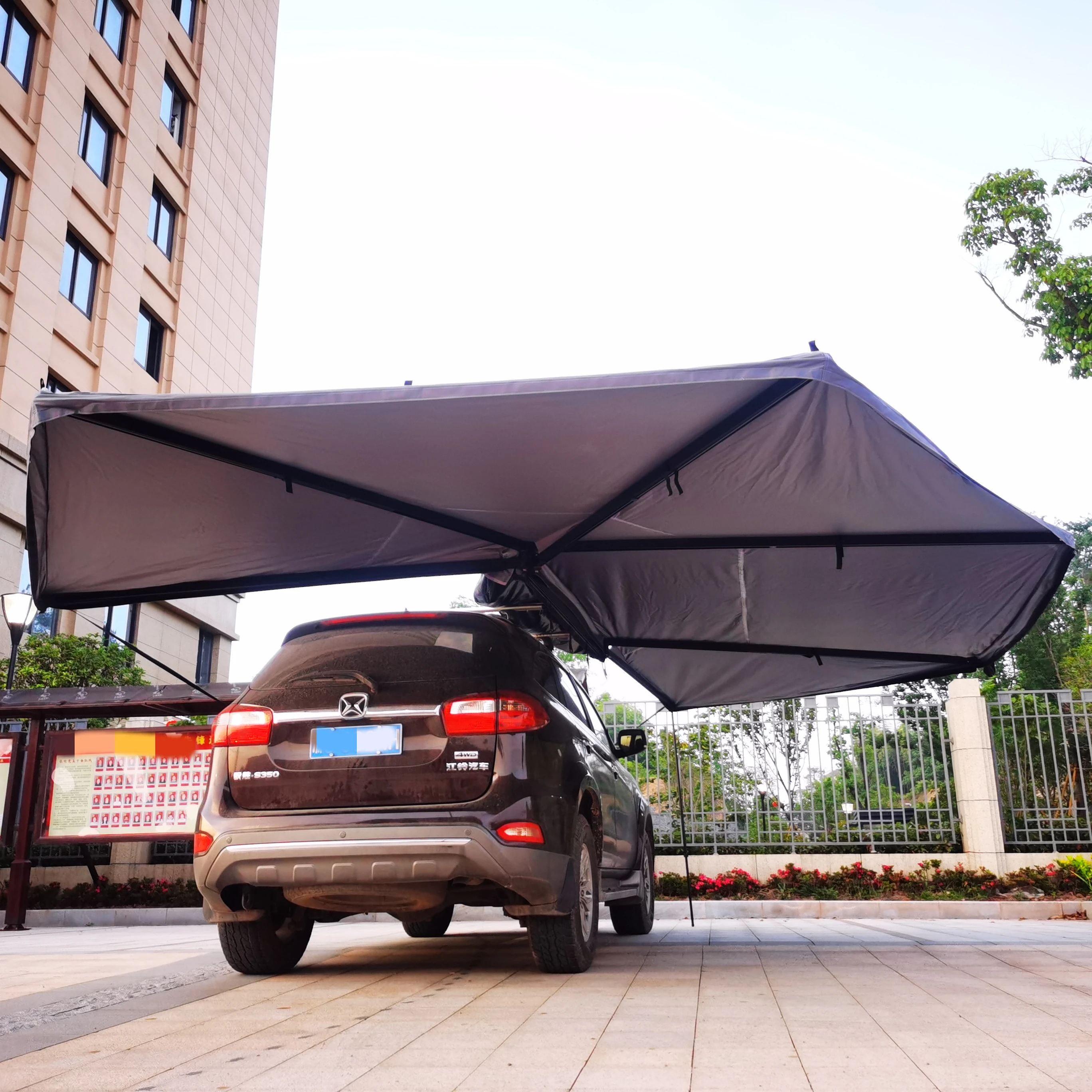 2024 4wd 4x4 водонепроницаемый внедорожный 6 всплывающих навесов для автомобиля 270 градусов тент