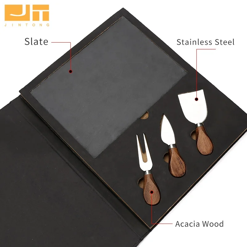 Rectangle Mini Charcuterie Boards Set Serving Tray Stone Plates for Cheese