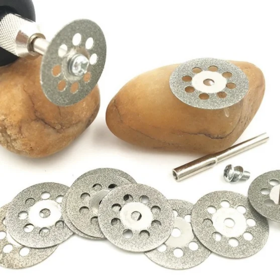 22mm 8-hole electric grinding accessories Diamond slice/saw blade Glass jade cutting slice disc