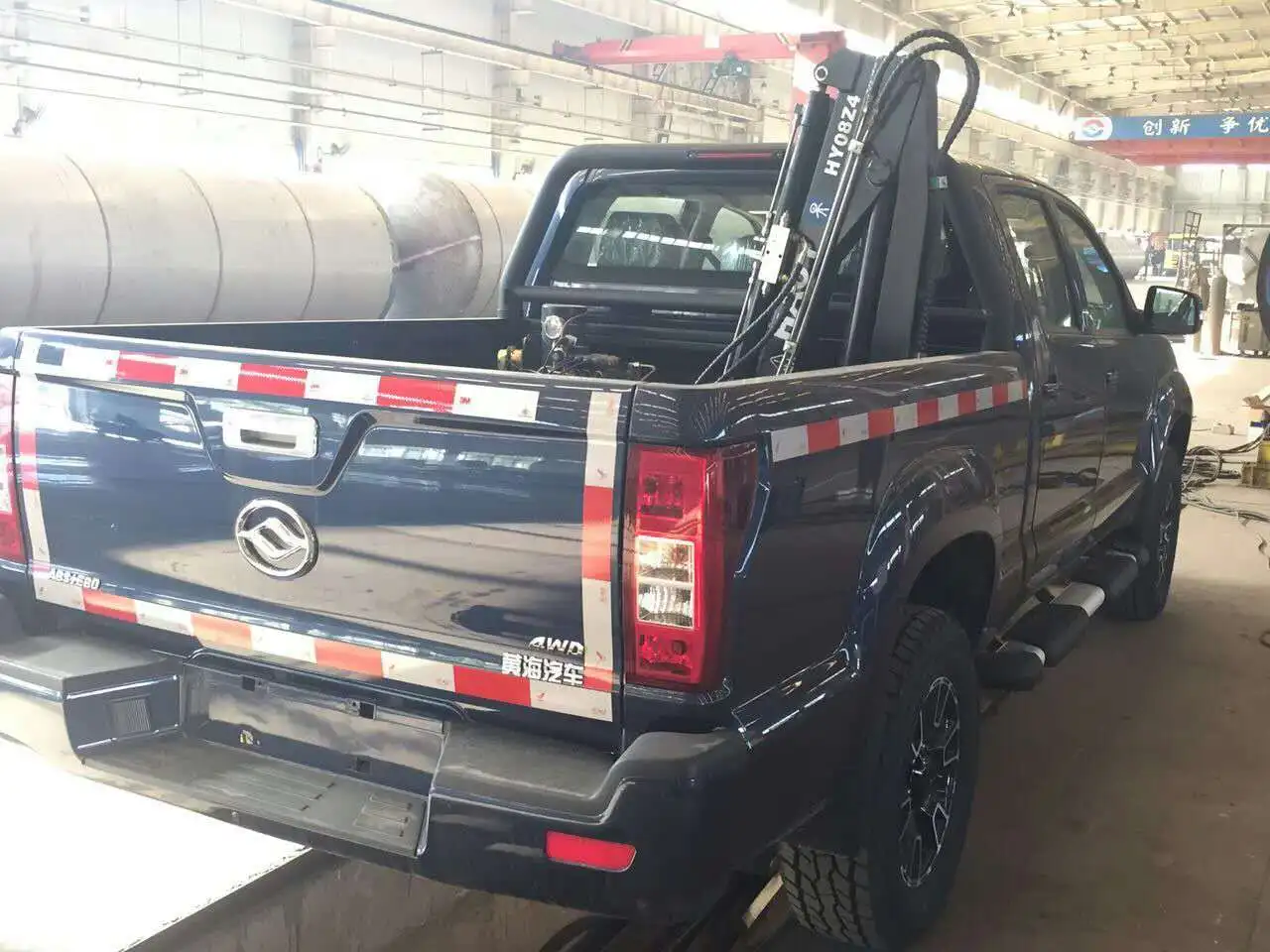 0.8Ton 1.3Ton 1.8Ton 2.8Ton Mini crane pickup truck crane folding boom lifting truck mounted crane with DC12V DC24V pump station