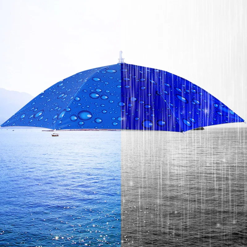 YB Umbrella Hat Hands Free Umbrella Fishing Golf Gardening Sunshade Outdoor Rainbow Colors umbrella with logo