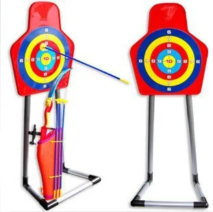 2022 Plastic Kids Outdoor shooting target sports game Bow and Arrow Archery China Children  parent-child toy