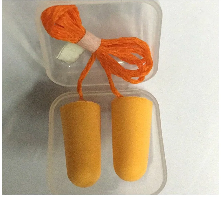 Wholesale silicone ear plugs for noise reduction sleeping ear plugs with cord