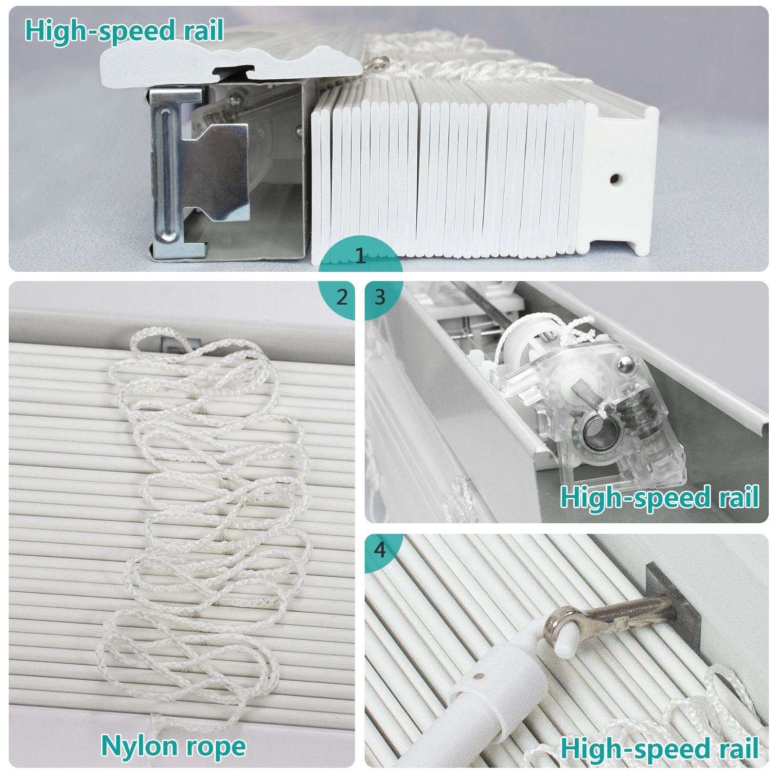 2 Inch Custom Size Wooden Window Cordless Fauxwood Venetian Faux Wood Blinds