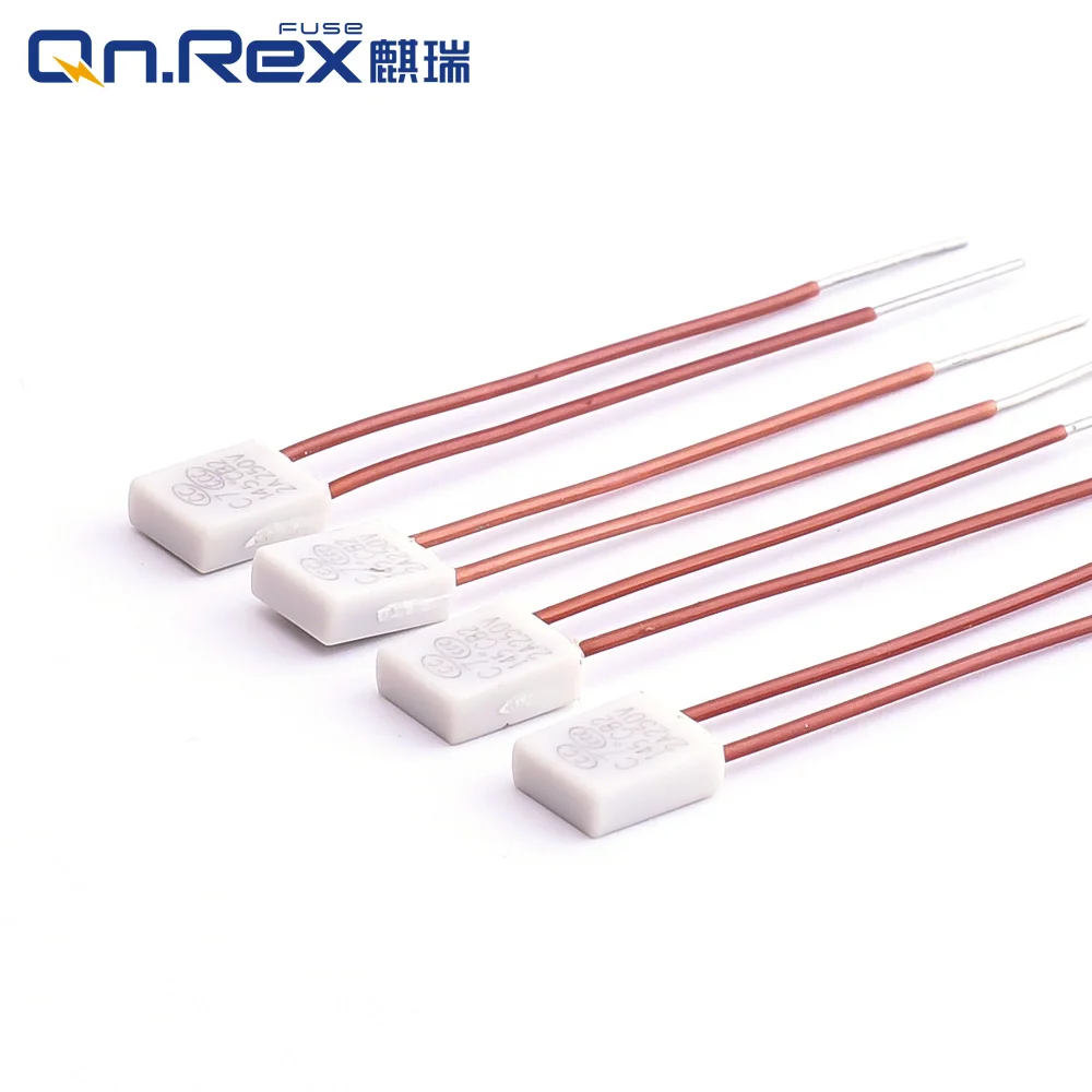 Heat Protector For Electric Industrial Home Appliance 1-40A 250V Square Ceramic Thermal Fuse