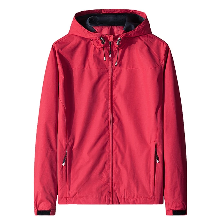 Мужские ветрозащитные куртки с капюшоном мужские повседневные для весны и осени Мужская ветрозащитная куртка спорта на открытом