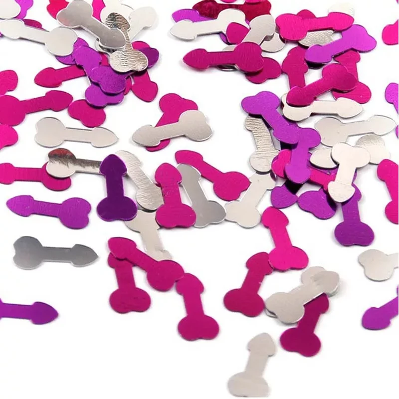 Metallic Foil Confetti Sequins Table Confetti For Bachelorette Bridal Shower Party Decoration