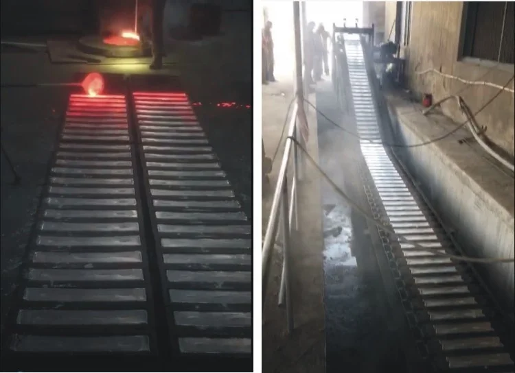 Hongteng промышленная печь расплава алюминиевых банок для литья слитка машина с автоматическим