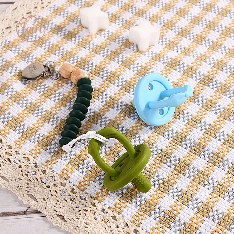 Funny BPA Free Baby Silicone Pacifier Set Customize Silicone Newborn Pacifiers Sweetie Soother Baby Pacifier